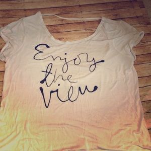 Victoria secret PINK Open back shirt